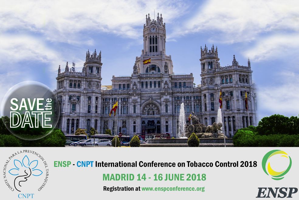 ENSP - CNPT International Conference on Tobacco Control 2018